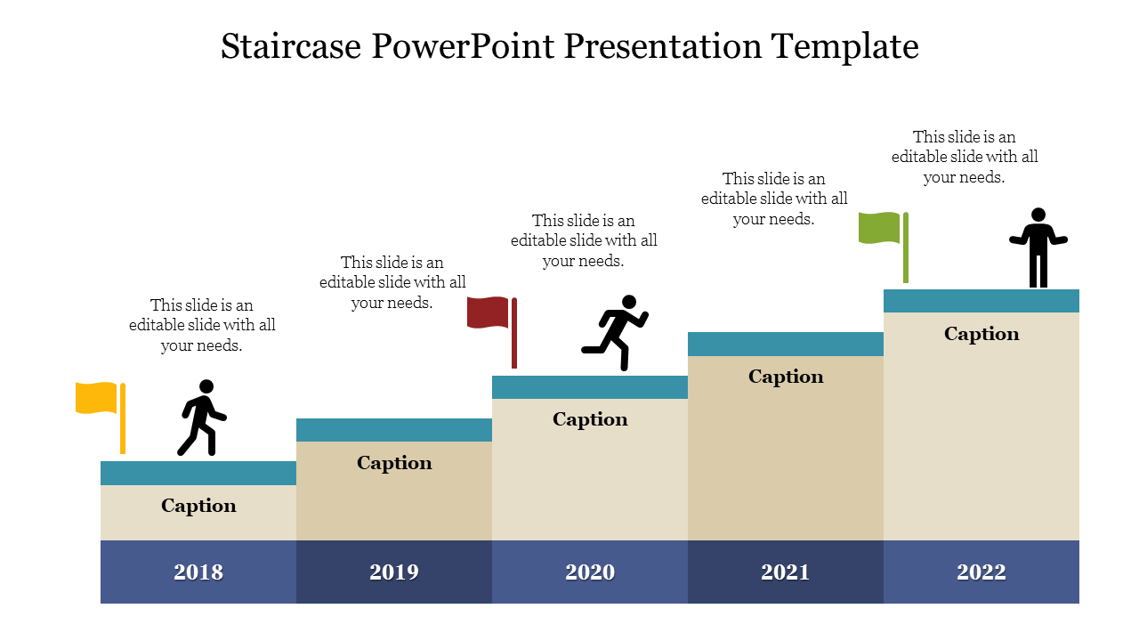 Staircase PowerPoint Presentation Template